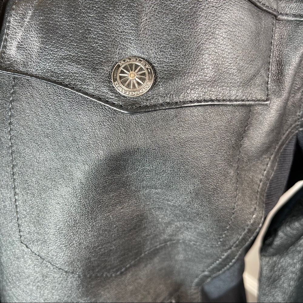 Harley Davidson Leather Jacket - Picture 2 of 14